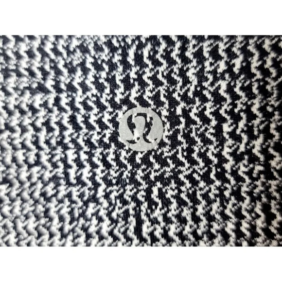 Lululemon Leggings Sz 8 Black White Athletic Compression Skinny Ankle Athleisure - Picture 4 of 10